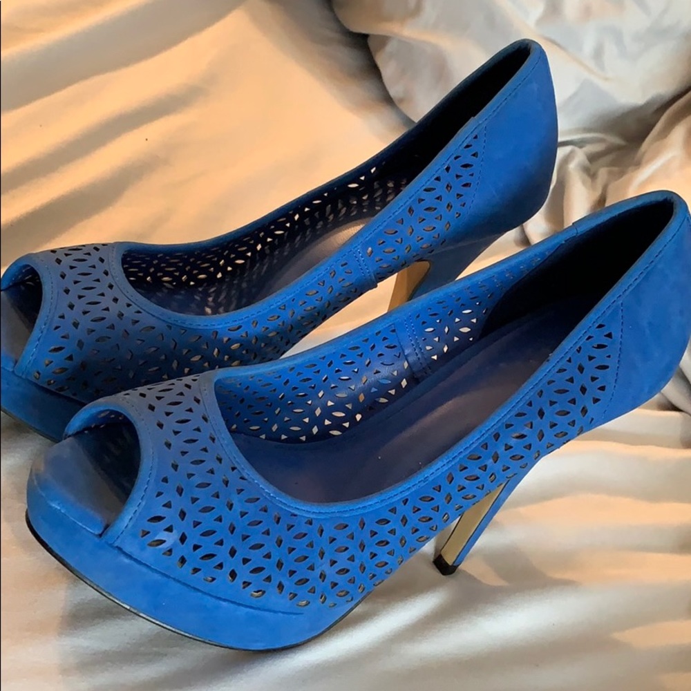 Blue heels